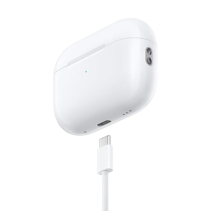 apple airpods pro (2nd generation) with magsafe case (usb‑c) (white) apple airpods pro (2nd generation) with magsafe case (usb‑c) (white)