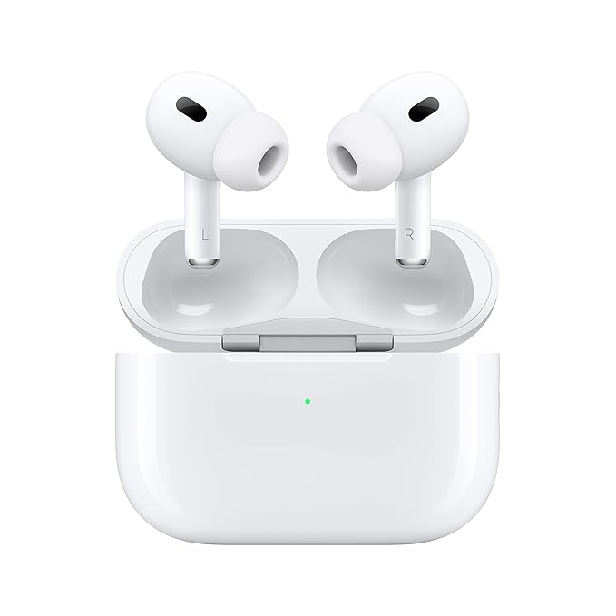 apple airpods pro (2nd generation) with magsafe case (usb‑c) (white) apple airpods pro (2nd generation) with magsafe case (usb‑c) (white)